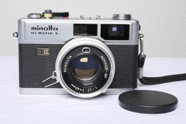 Minolta Hi-Matic E + 40mm f1,7 -Gebrauchtartikel-